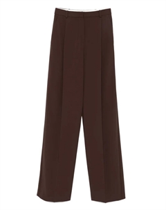 Плиссированные брюки, коричневый Elisabetta franchi