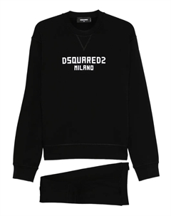 Спортивный костюм с логотипом, черный Dsquared2