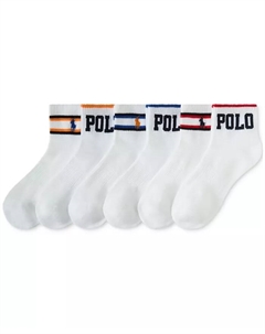 Женские носки-гольф Varsity Stripe 724997PK2, белый Polo ralph lauren