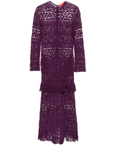Платье Lacey Swing в технике макраме, фиолетовый La doublej