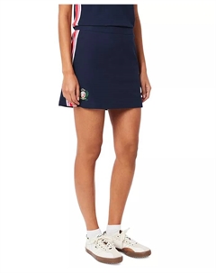 Женская мини-юбка с полосатыми вставками, синий Lacoste usa