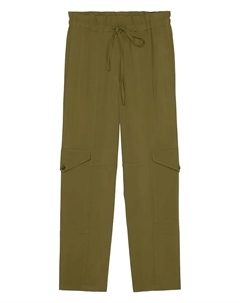 Брюки карго с кулиской, зеленый Marc o'polo