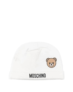 Шапка бини с логотипом, белый Moschino kids