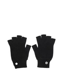 Перчатки-митенки, черный Rick owens