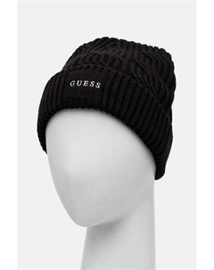 Шапка с добавлением шерсти CABLE BEANIE, черный Guess