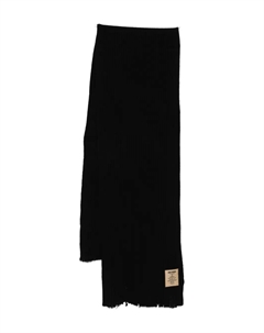 Ребристый кашемировый шарф, черный Uma wang