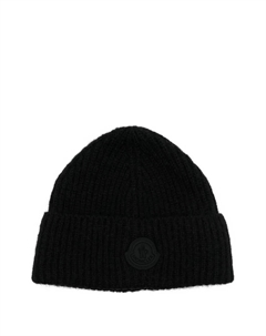 Шапка из мохера и шерсти, черный Moncler
