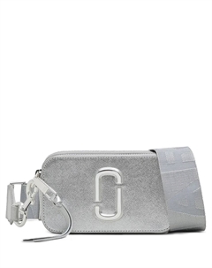 Каркасная сумка The Metallic Snapshot, серебяный Marc jacobs