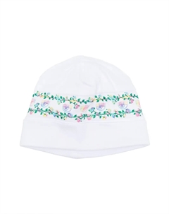 Шапка бини с принтом Eyelike, белый Chiara ferragni kids
