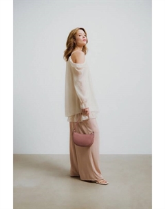 Кожаная сумка, розовый Answear lab