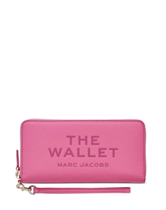 Кошелек на молнии, розовый Marc jacobs