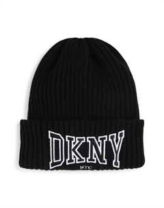 Шапка бини с логотипом, черный Dkny kids