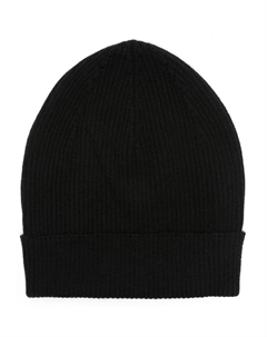 Шапка бини Ribws в рубчик, черный Rick owens