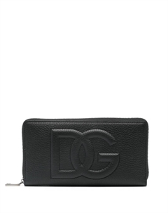 Кошелек с тисненым логотипом, черный Dolce&gabbana