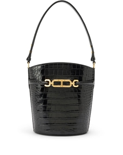 Сумка-ведро Whitney среднего размера, черный Tom ford