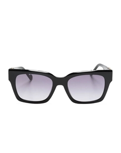Солнцезащитные очки в прямоугольной оправе, черный Liu jo
