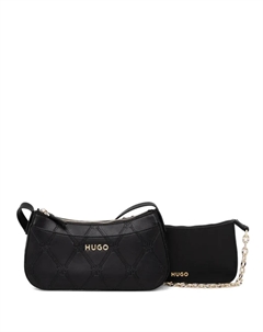 Сумка через плечо с логотипом, черный Hugo