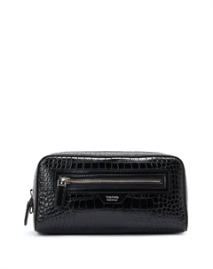 Несессер с крокодиловым принтом, черный Tom ford
