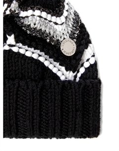 Шапочка с помпонами, черный Missoni kids