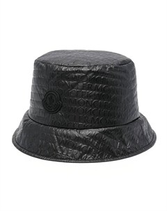 Дутая панама с логотипом, черный Moncler