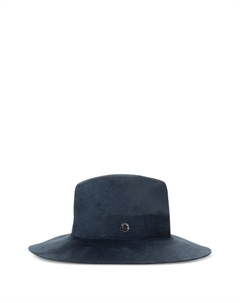 Шляпа-федора с широкими полями, синий Loro piana