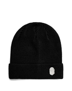 Шапка бини в рубчик с нашивкой-логотипом, черный A bathing ape®