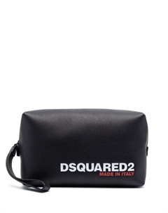 Несессер с логотипом, черный Dsquared2
