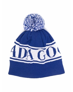 Шапка бини с логотипом, синий Canada goose kids