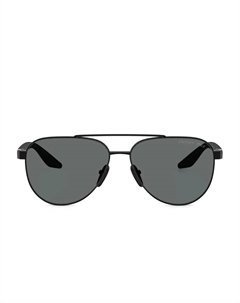 Солнцезащитные очки-пилоты, черный Prada linea rossa