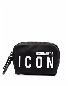 Косметичка с логотипом, черный Dsquared2