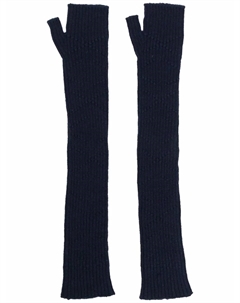 Кашемировые перчатки-митенки, синий Barrie