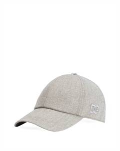 Бейсболка с нашивкой-логотипом, серый Dolce&gabbana