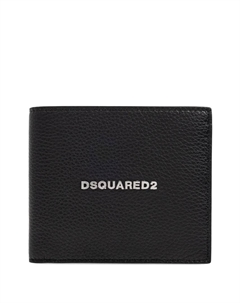 Кошелек с логотипом, черный Dsquared2