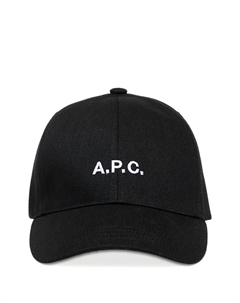 Бейсболка с вышитым логотипом, черный A.p.c.