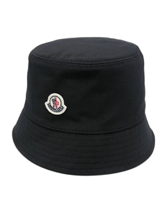 Панама с нашивкой-логотипом, черный Moncler