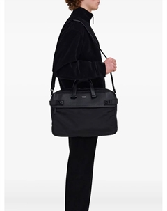 Портфель с декором Gancini, черный Ferragamo