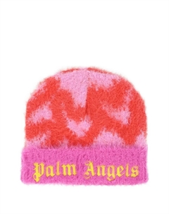 Шапочка с принтом сердца, розовый Palm angels kids
