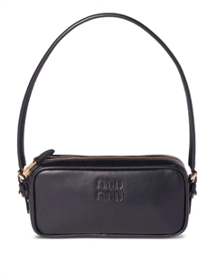 Мини-сумка с логотипом, черный Miu miu