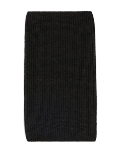 Снуд в рубчик, черный Lemaire