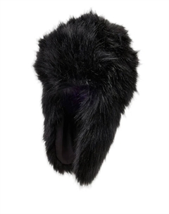 Шапка из шерпы, черный Unreal fur