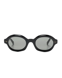 Солнцезащитные очки Marzo в круглой оправе, черный Retrosuperfuture