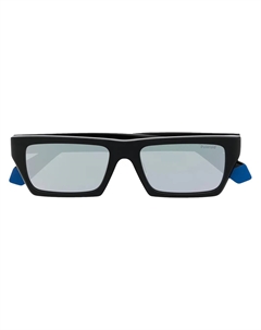 Солнцезащитные очки в квадратной оправе с логотипом, черный Msgm