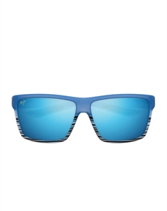 Солнцезащитные очки Alenuihaha в квадратной оправе, синий Maui jim