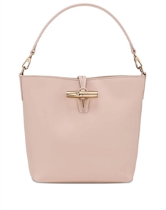 Сумка-ведро Le Roseau размера мини, розовый Longchamp
