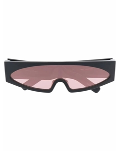 Солнцезащитные очки Gene в D-образной оправе, черный Rick owens