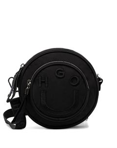 Мини-сумка с вышитым логотипом Happy, черный Hugo