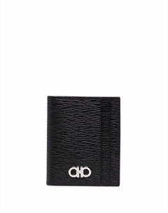 Картхолдер с декором Gancini, черный Ferragamo