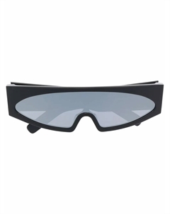 Солнцезащитные очки Gene в прямоугольной оправе, черный Rick owens