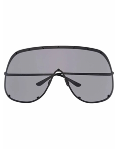 Массивные солнцезащитные очки, черный Rick owens