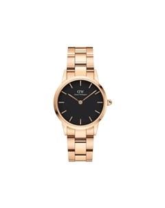 Наручные часы Iconic Link 36 мм, черный Daniel wellington